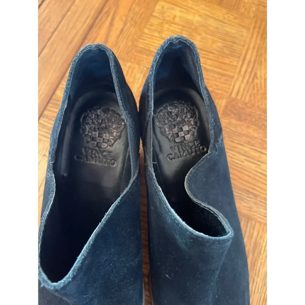 Vince Camuto suede slip on mules